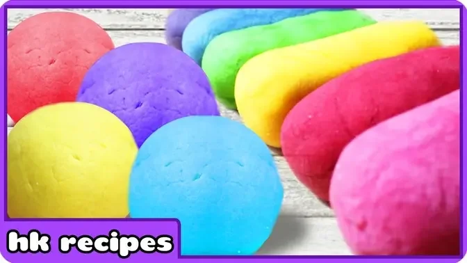 Best Of Play Doh - 4 Ways to Make Your Own Playdough |  Hoopla Recipes  (S1EP4)