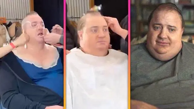 Watch Brendan Fraser's TRANSFORMATION for The Whale