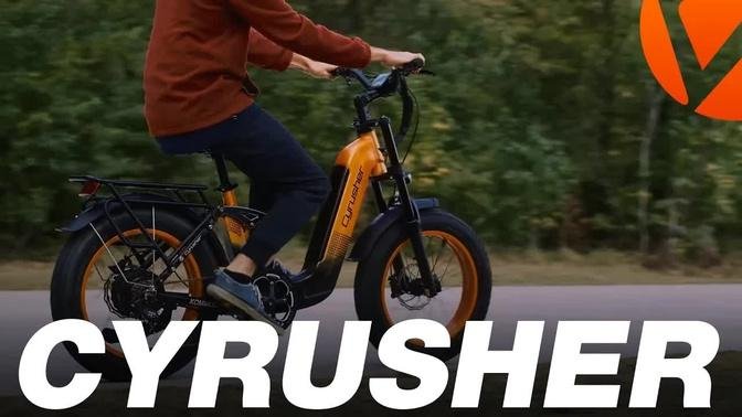Cyrusher Kommoda | Product video for the 2023 CES! Step-through ebike 750W 48V 14Ah