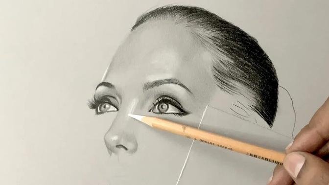 A Short Pencil Drawing process