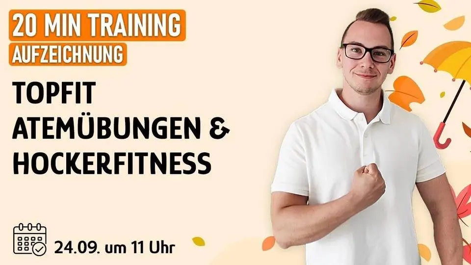 20 MIN - Atemübungen & Hockerfitness für jeden Tag!💪 (Aufzeichnung!)