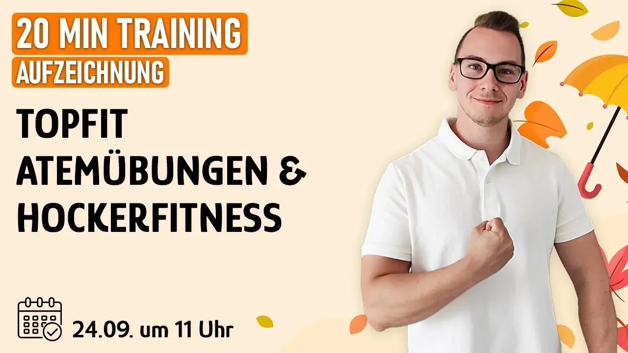 20 MIN - Atemübungen & Hockerfitness für jeden Tag!💪 (Aufzeichnung!)