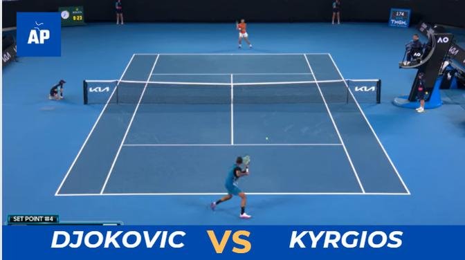 Novak Djokovic v Nick Kyrgios Incredible 38 Shot Rally! - Australian Open 2023
