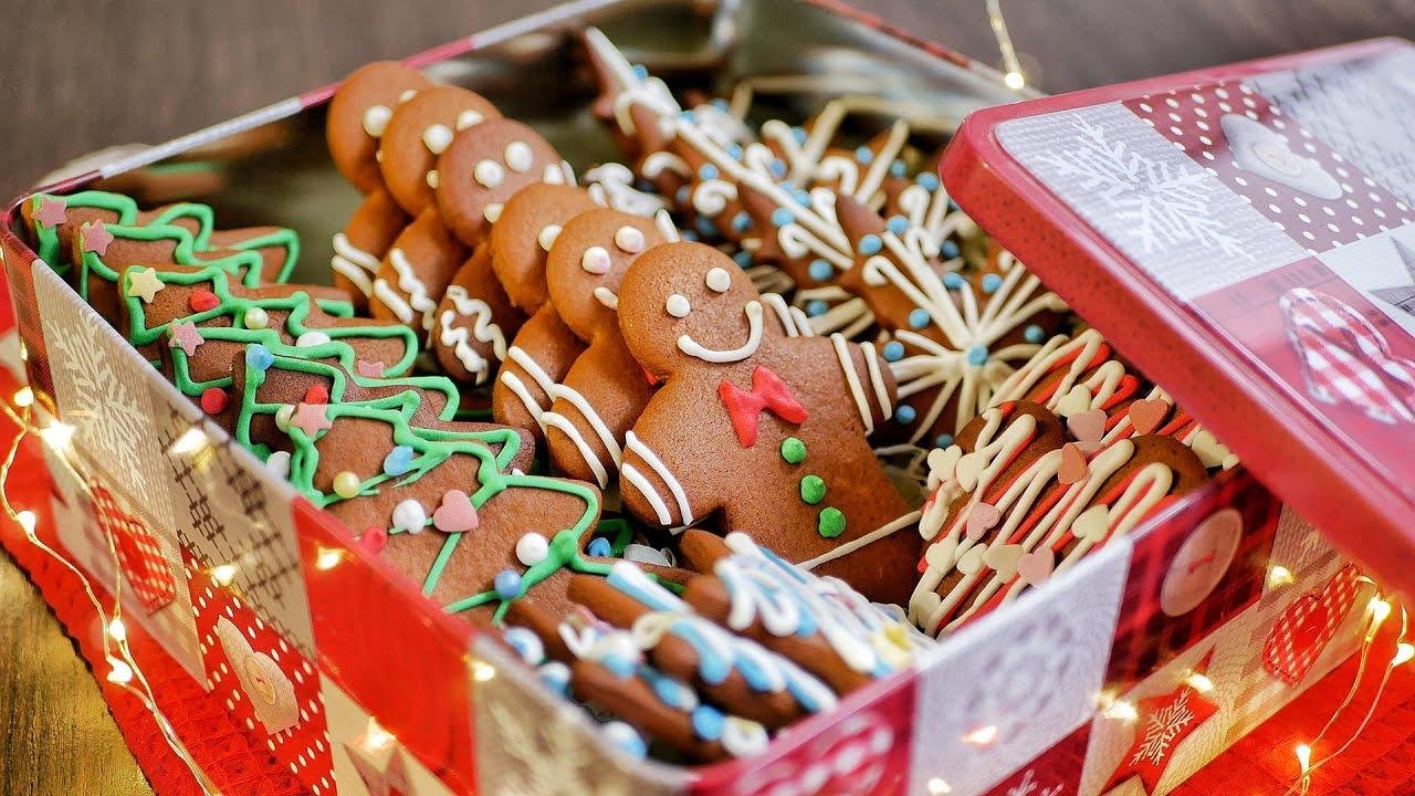 Коробка ИМБИРНЫХ Пряников 🎁 5 Видов Пряников 🍪 Подарок на НОВЫЙ ГОД 🎄 ...