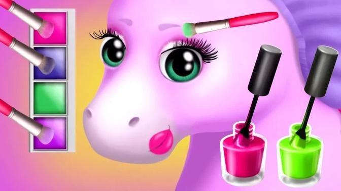 Pony Sisters Hair Salon 2 - Pet Horse Makeover Fun Kids Games by TutoTOONS