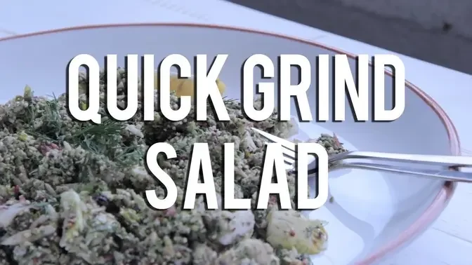 Quick raw food recipes? Quick grind raw salad