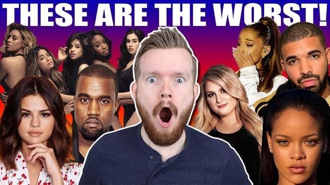 17 MOST AWFUL LYRICS OF 2016 | Videos | The Pop Song Professor | Gan ...