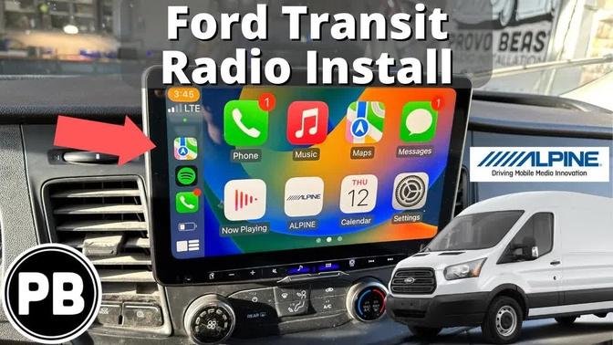 2020 - 2023+ Ford Transit Radio Install