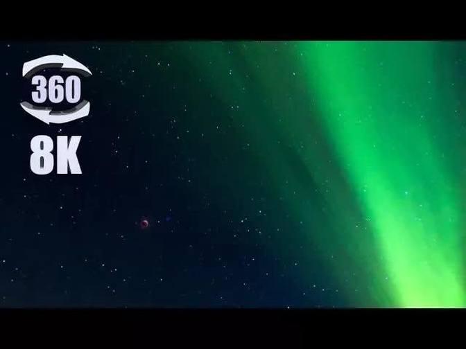 8K 360 video of the Lunar Eclipse and Aurora Borealis near Fairbanks