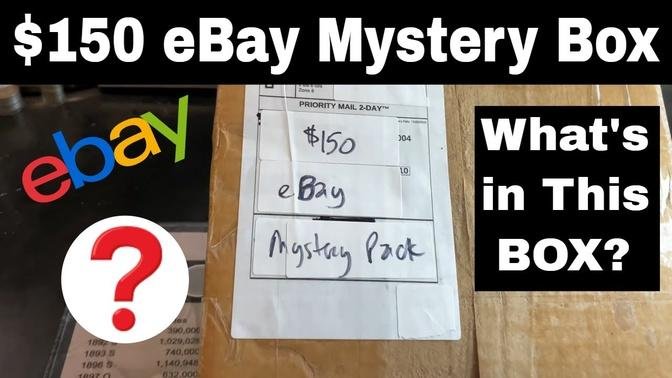 $150 eBay Mystery Pack Grab Bag - Silver Coins and More