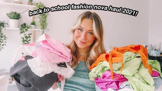 back to school fashion nova try on clothing haul! ( going out outfits)
