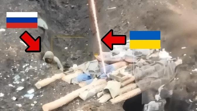 Ukrainian Forces Assault Russian Trench With Infantry Supported By T-72 & FV103 Spartan In Ivanivske