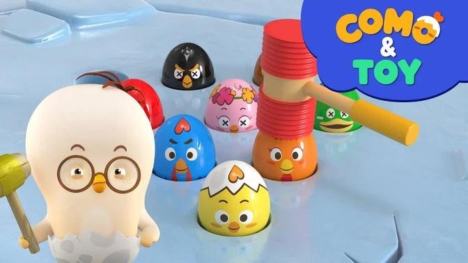 Como | Ice in Mole Game + More Episodes 21min | Cartoon video for kids | Como Kids TV