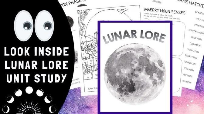 Look Inside: Lunar Lore Unit Study